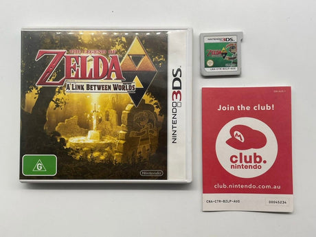 The Legend of Zelda A Link Between Worlds Nintendo 3DS Game + Manual PAL
