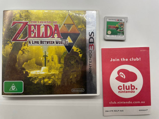 The Legend of Zelda A Link Between Worlds Nintendo 3DS Game + Manual PAL