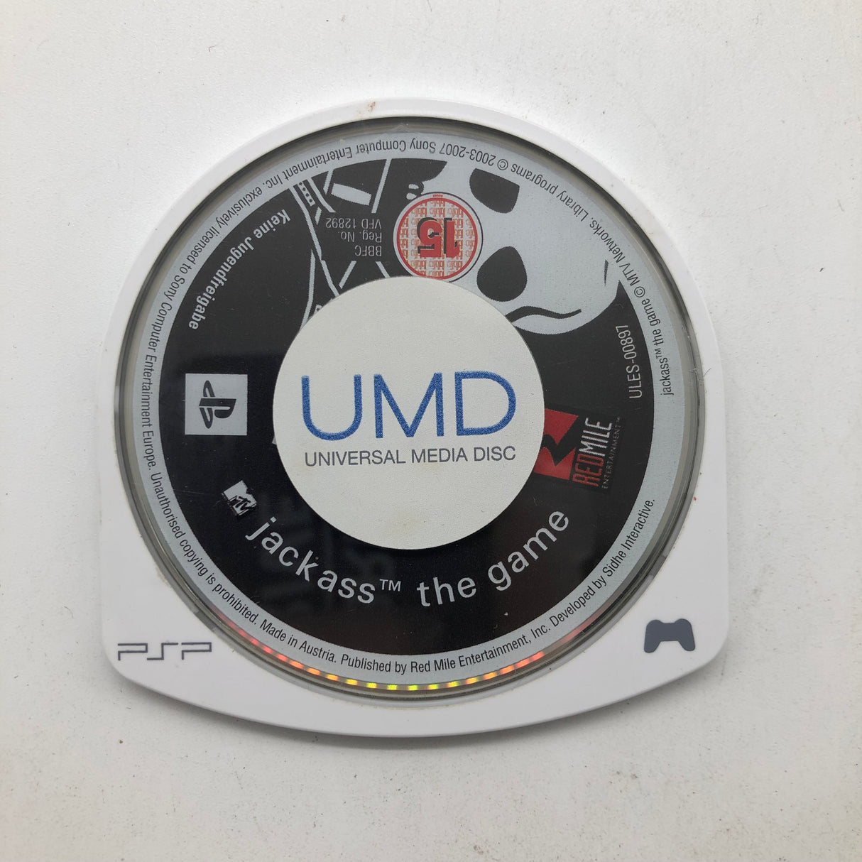 Jackass The Game UMD Sony Playstation Portable PSP Game Disc Only 25AU4