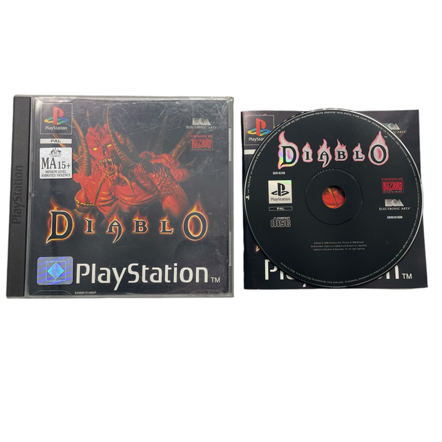 Diablo PS1 PlayStation 1 Game + Manual PAL-Trippy Trades