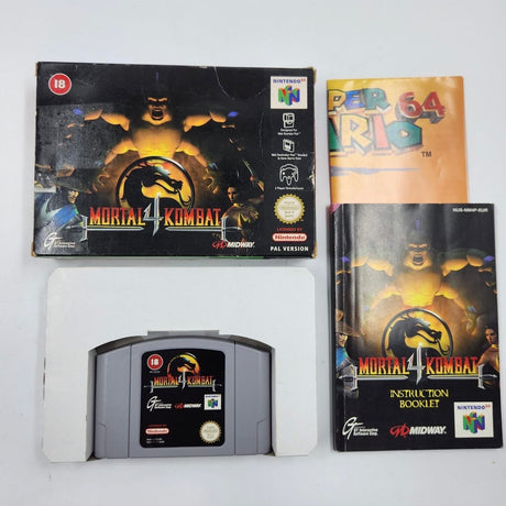 Mortal Kombat 4 Nintendo 64 N64 Game Boxed Complete PAL