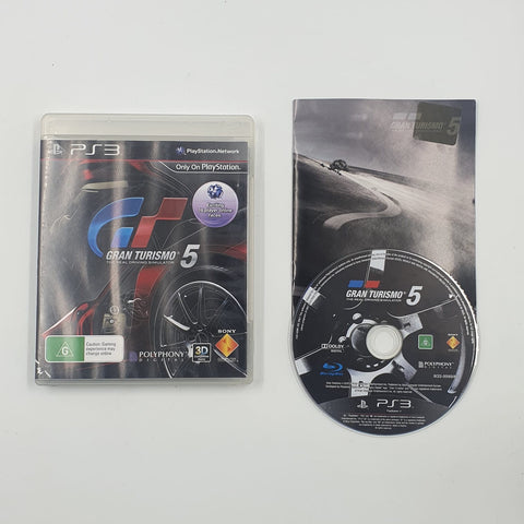 Gran Turismo 5 Essentials PS3 Playstation 3 Game + Manual 05A4
