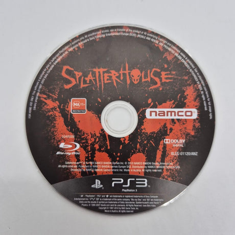 Splatterhouse PS3 Playstation 3 Game Disc Only