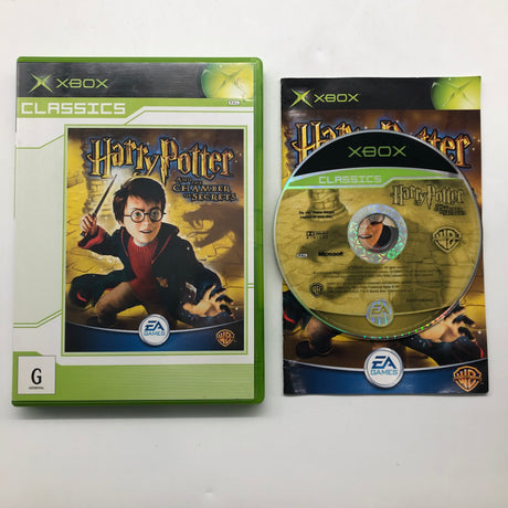 Harry Potter And The Chamber Of Secrets Xbox Original Game + Manual PAL