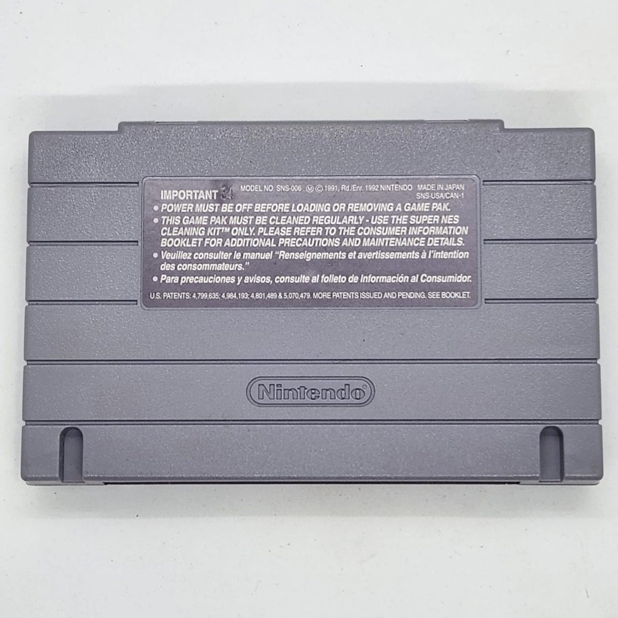 Battletoads In Battlemaniacs Super Nintendo SNES Game Cartridge NTSC U/C