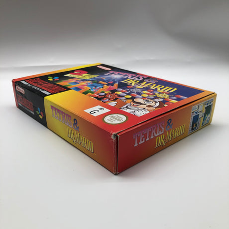 Tetris and Dr. Mario Super Nintendo SNES Game Boxed Complete PAL