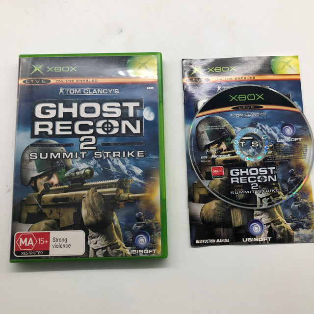 Tom Clancys Ghost Recon 2 Summit Strike Xbox Original Game + Manual PAL