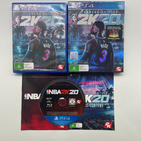 NBA 2K20 Legend Edition PS4 Playstation 4 Game + Manual 05A4