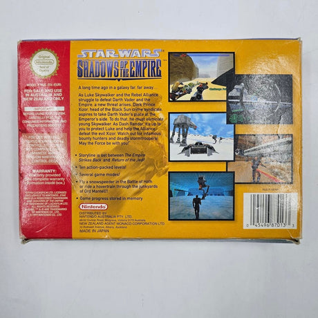 Star Wars Shadows of the Empire Nintendo 64 N64 Game Boxed Complete PAL