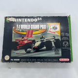 F-1 World Grand Prix Nintendo 64 N64 Game Boxed Complete PAL
