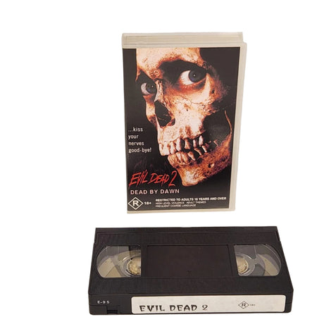 Evil Dead 2 Dead By Dawn Vintage VHS Video Cassette Tape-Trippy Trades