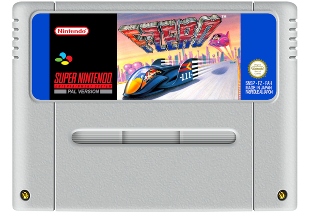 F-Zero Super Nintendo Entertainment System SNES Game Cartridge PAL