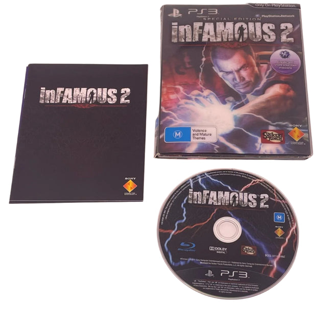 InFamous 2 Special Edition PS3 Playstation 3 Game + Manual