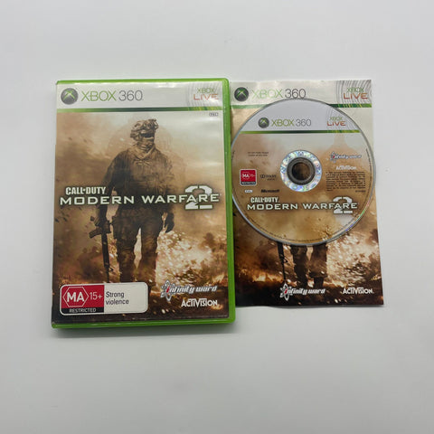 Call Of Duty Modern Warfare 2 Xbox 360 Game + Manual PAL 05A4