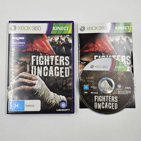 Fighters Uncaged Xbox 360 Game + Manual PAL