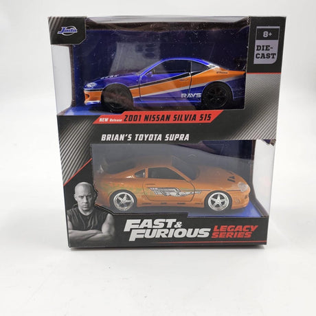 Jada Fast and Furious Legacy Series 2001 Nissan Silvia S15 Brian's Supra 1:32