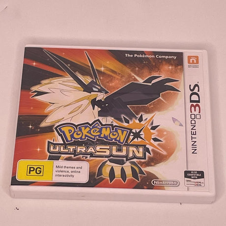 Pokemon Ultra Sun Fan Edition With Steelbook Edition Nintendo 3DS Game + Manual PAL