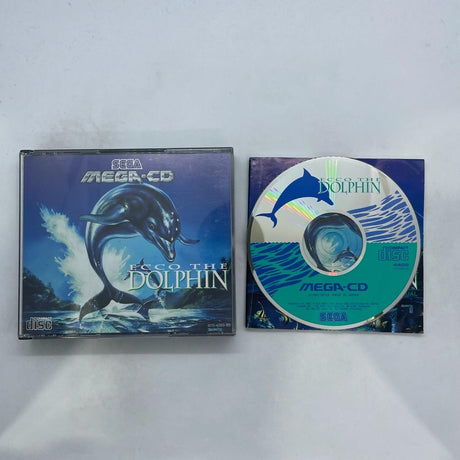 Ecco The Dolphine Sega Mega CD Game + Manual PAL