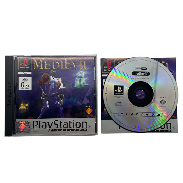 MediEvil PlayStation 1 PS1 Game + Manual PAL