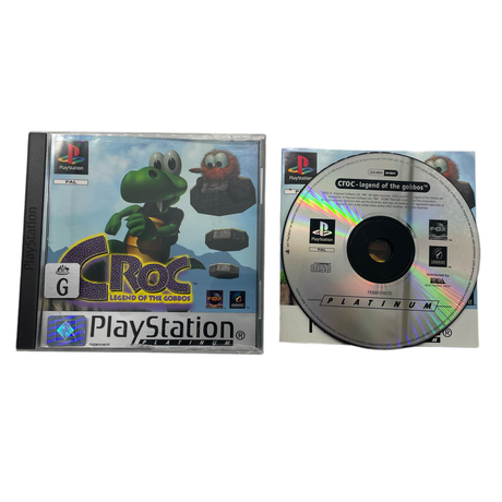 Croc Legend of the Gobbos PlayStation 1 PS1 Game + Manual PAL