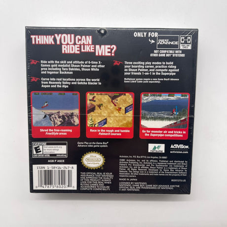 Shaun Palmer’s Pro Snowboarding Nintendo Gameboy Advance GBA Game Brand New SEALED