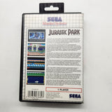 Jurassic Park Sega Master System Game PAL