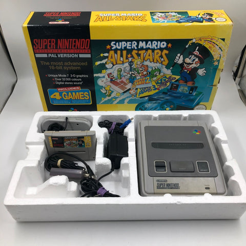 Super Nintendo SNES Console Mario All Stars Edition Boxed PAL 05A4
