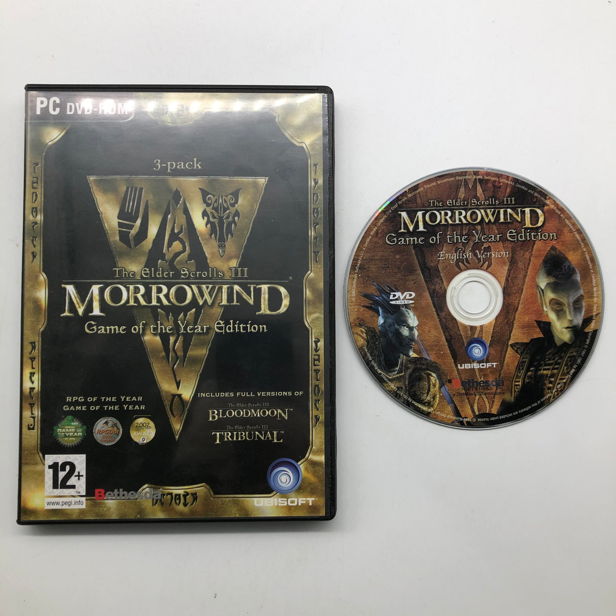 The Elder Scrolls III Morrowind Game Of The Year Edition PC DVD Rom Game 25AU4