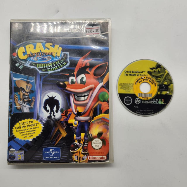 Crash Bandicoot The Wrath of Cortex Nintendo Gamecube Game PAL