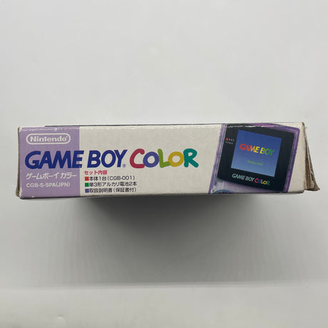 Game Boy Color Atomic Clear Purple Console Boxed Complete with Manual