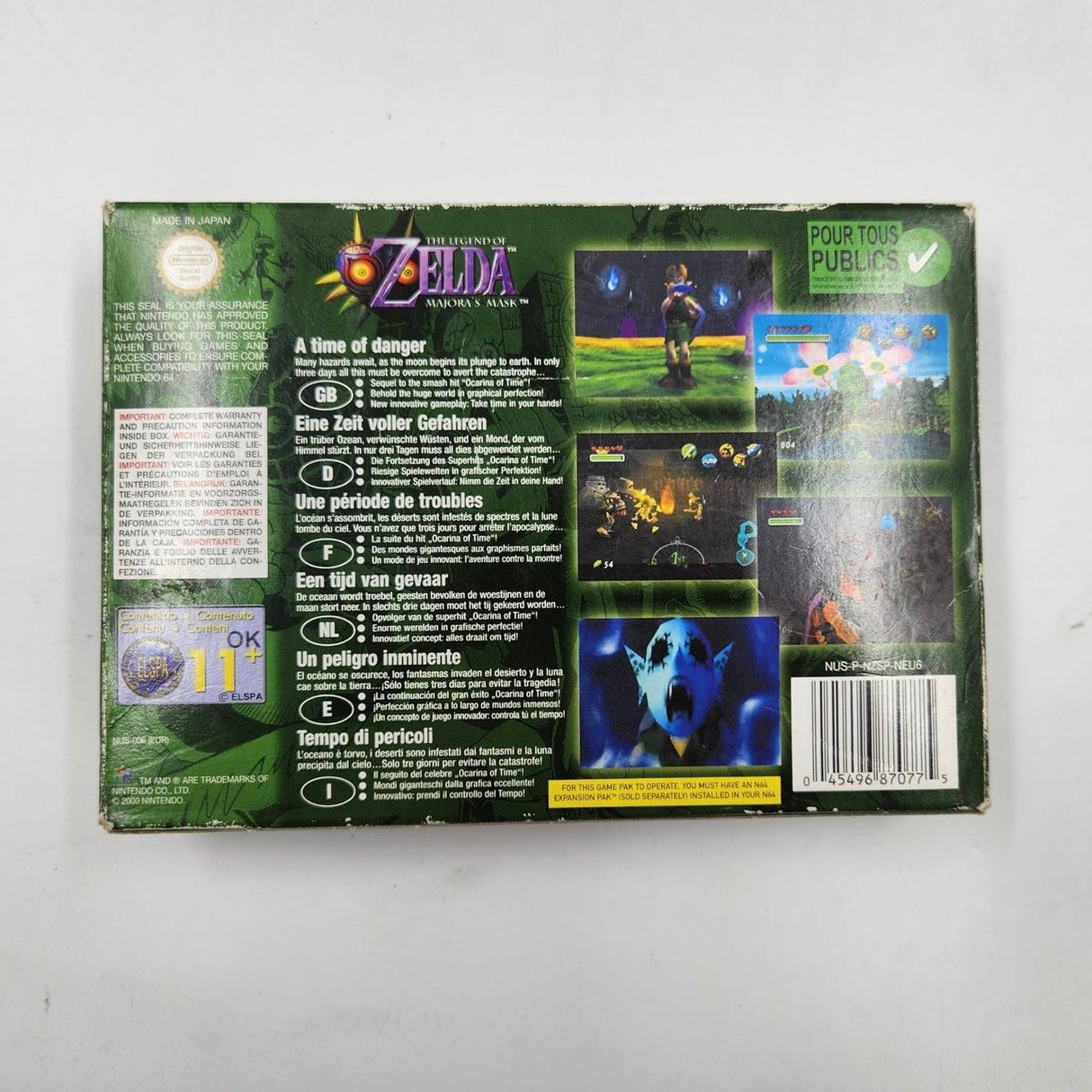 The Legend of Zelda Majoras Mask Nintendo 64 N64 Game Boxed Complete PAL 9JE4 - Trippy Trades 