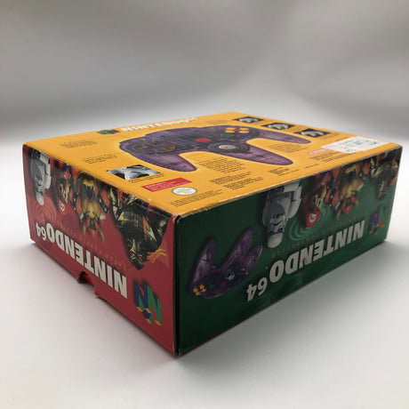 Nintendo 64 N64 Clear Purple Controller Boxed PAL