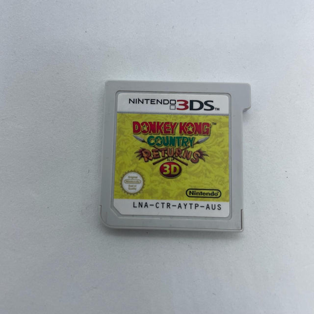 Donkey Kong Country Returns 3D Nintendo 3DS Game Cartridge