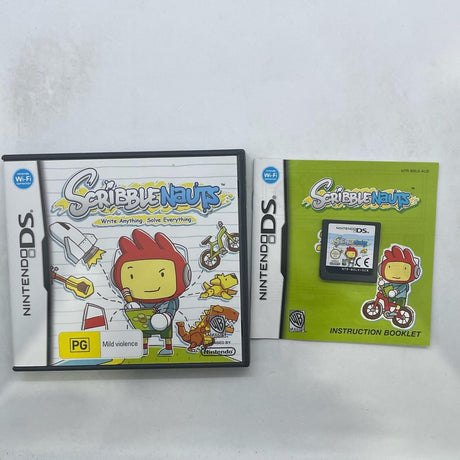 Scribblenauts Nintendo DS Game + Manual