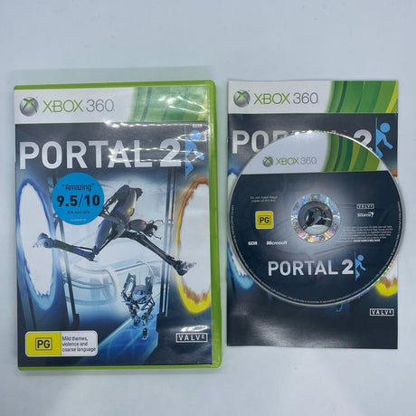 Portal 2 Xbox 360 Game + Manual PAL