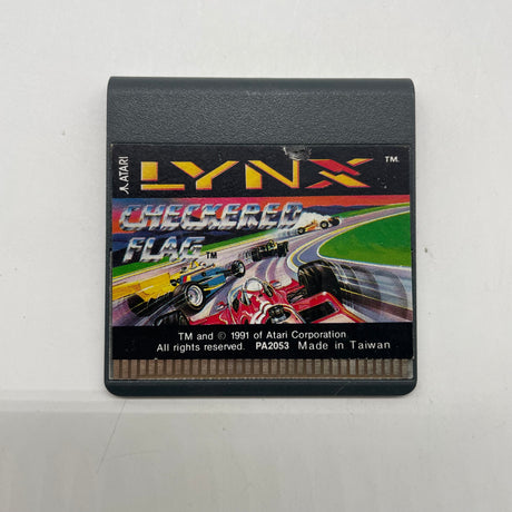 Checkered Flag Atari Lynx Game Cartridge Only PAL