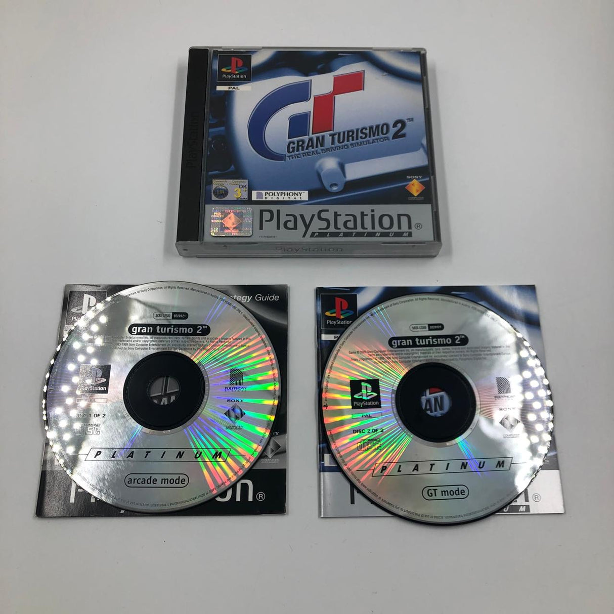 Gran Turismo 2 PS1 Playstation 1 Game + Manual PAL 28A4 - Trippy Trades 