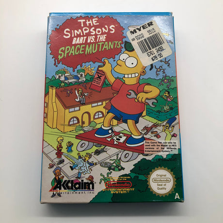 Nintendo The Simpsons Bart Vs. The Space Mutants Nintendo Entertainment System NES Game Boxed Complete PAL