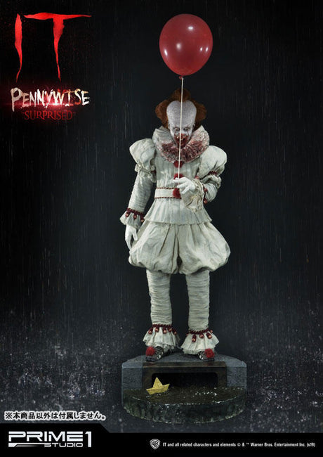 Prime 1 Studio HDBIT-03 IT Pennywise Surprised 1/2 Bust Statue Figure 201/250