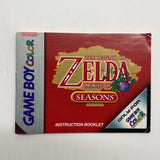 The Legend of Zelda Oracle of Seasons Game Boy Color Boxed Complete