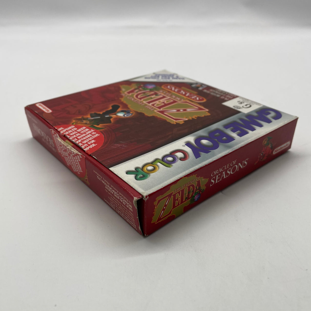 The Legend of Zelda Oracle of Seasons Game Boy Color Boxed Complete