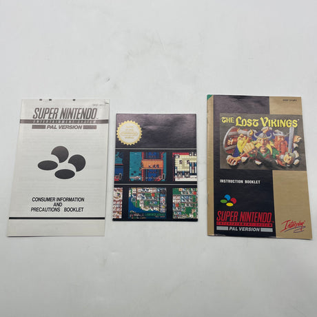 The Lost Vikings Super Nintendo Entertainment System SNES Game Boxed Complete