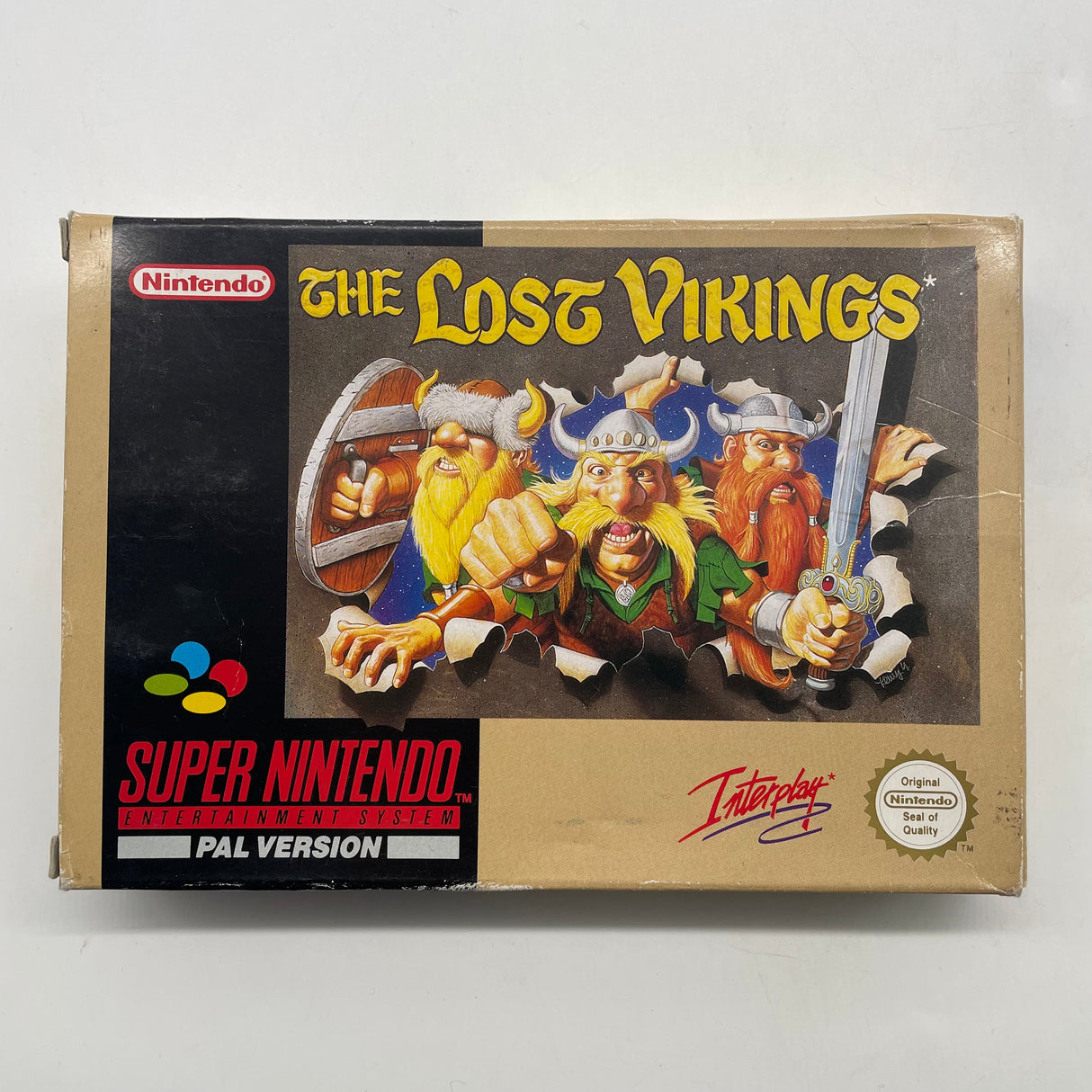 The Lost Vikings Super Nintendo Entertainment System SNES Game Boxed Complete