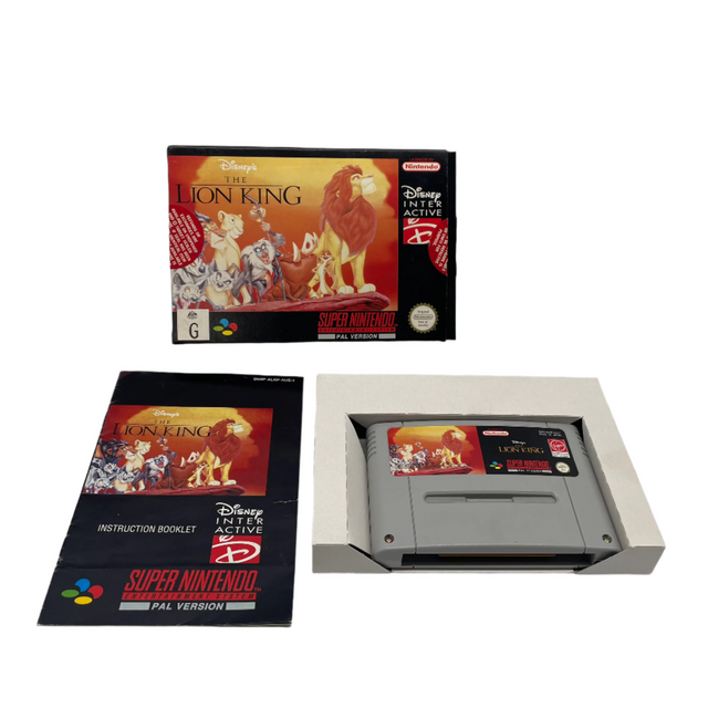 The Lion King Super Nintendo Entertainment System SNES Game Boxed Complete