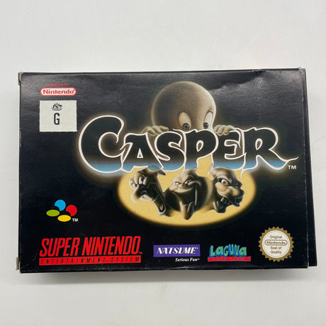 Casper Super Nintendo Entertainment System SNES Game + Manual Complete Boxed