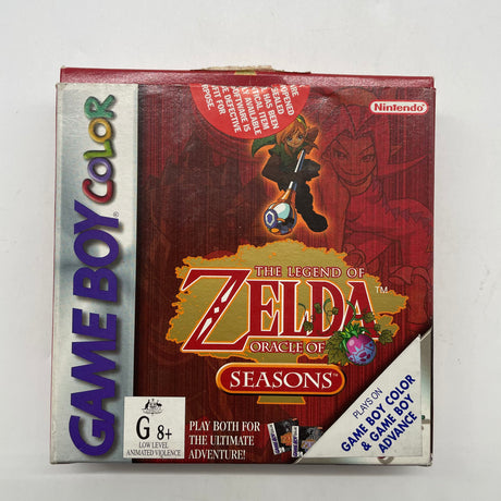 The Legend of Zelda Oracle of Seasons Game Boy Color Boxed Complete