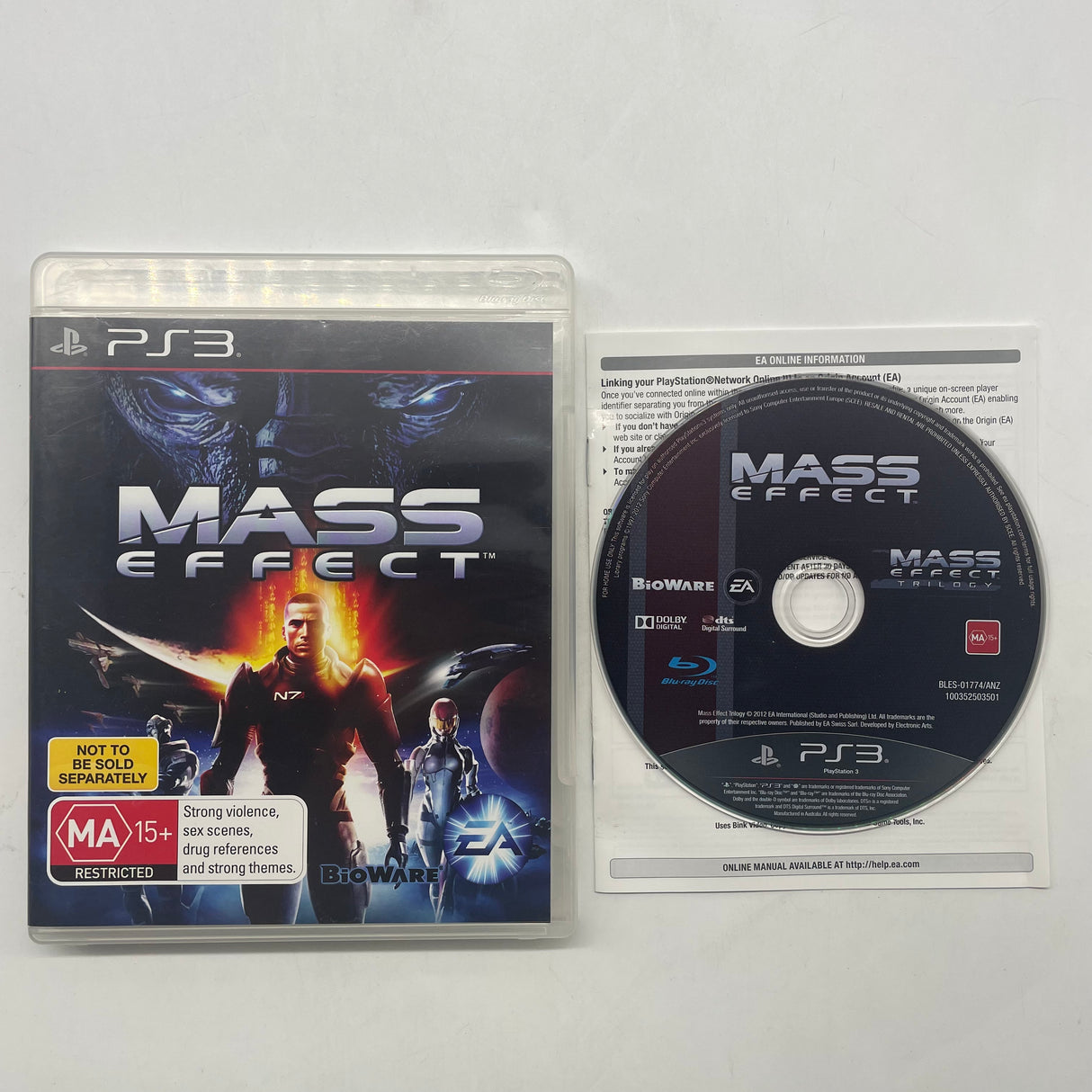 Mass Effect Trilogy PlayStation 3 PS3 Game Complete Boxed