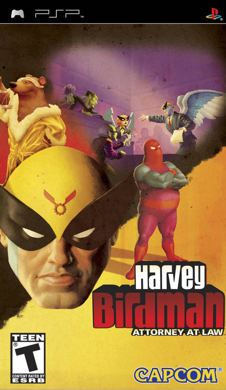 Harvey Birdman: Attorney at Law Playstation Portable PSP Game PAL