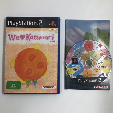 We Love Katamari PS2 Playstation 2 Game + Manual PAL 05A4