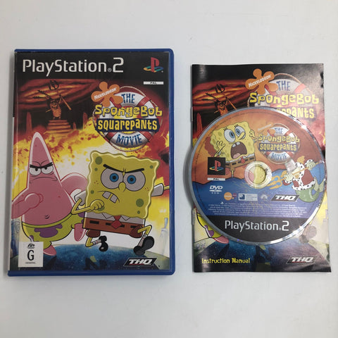 SpongeBob SquarePants The Movie PS2 Playstation 2 Game + Manual PAL 05A4